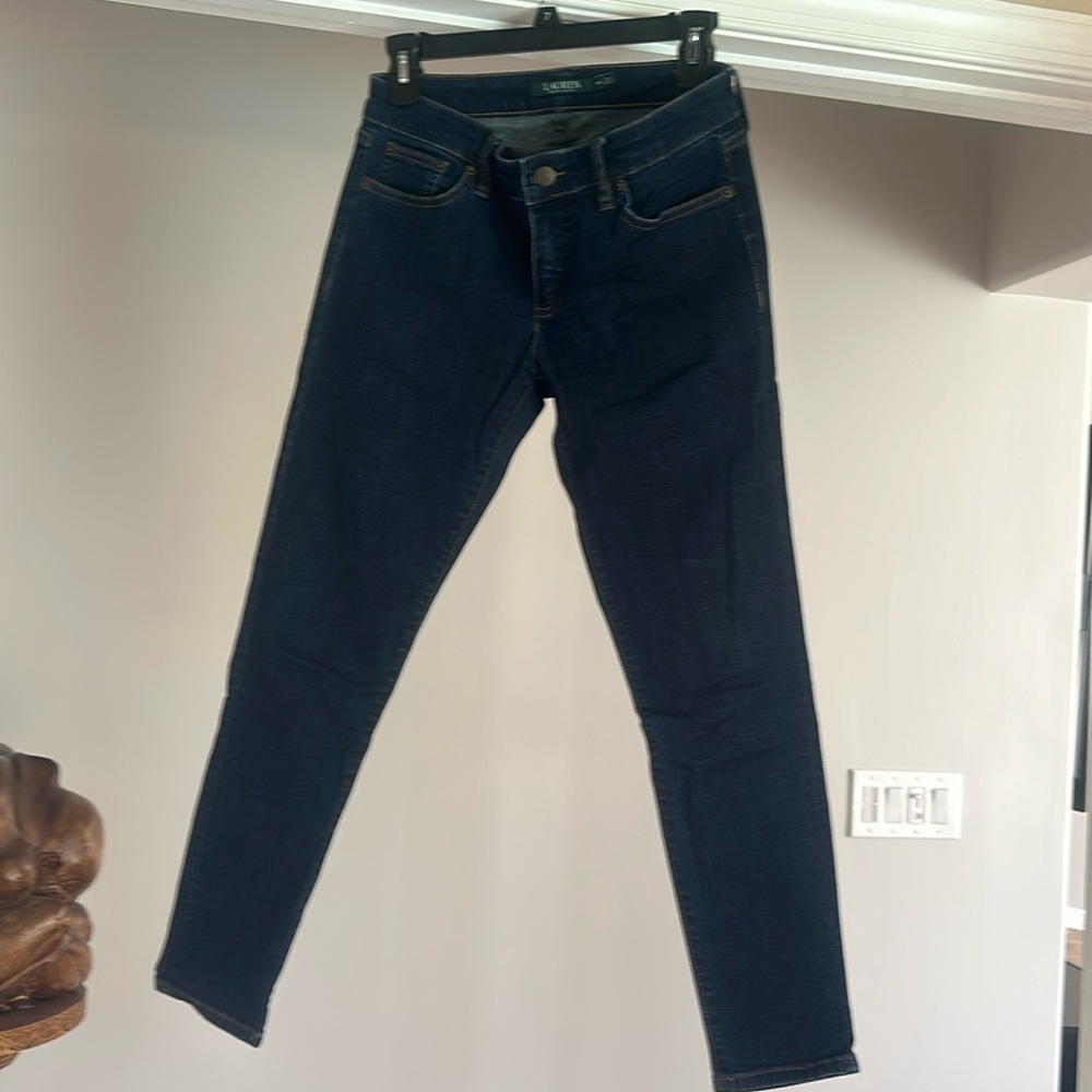 Dark blue jeans